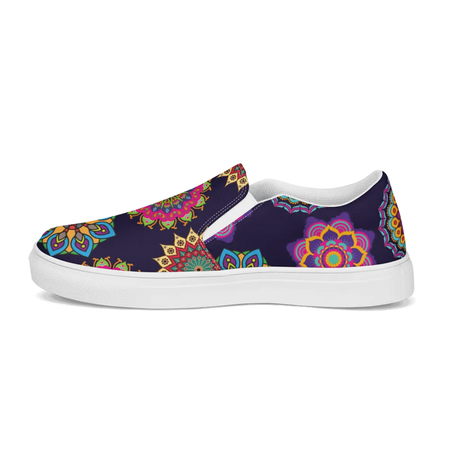 Kaleidoscope Mandala Slip-Ons product image (10)