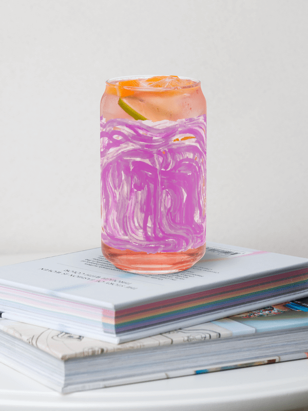 PHOENIX TEARS HIBISCUS GLASS CUP product image (4)