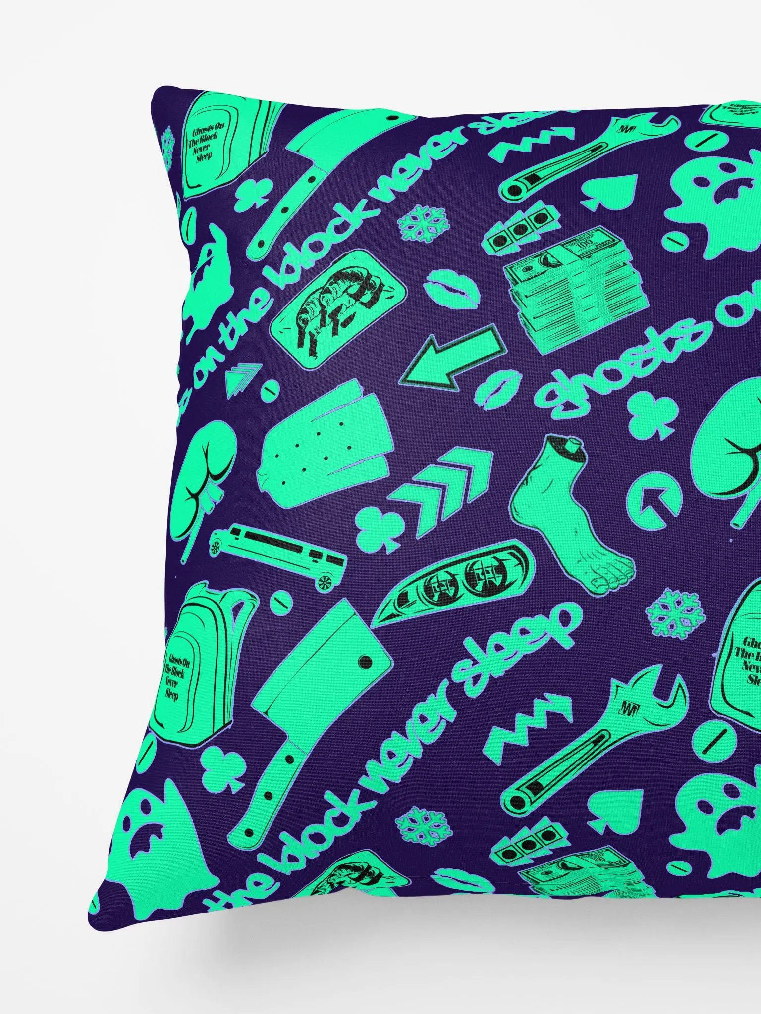 A8M - Ghosts On The Block Never Sleep Shorty Pillow (Neon February) product image (3)