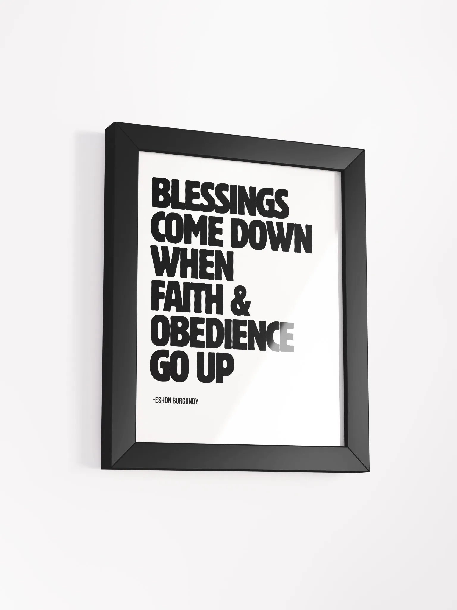 Blessings Wood Framed Matte Paper product image (40)