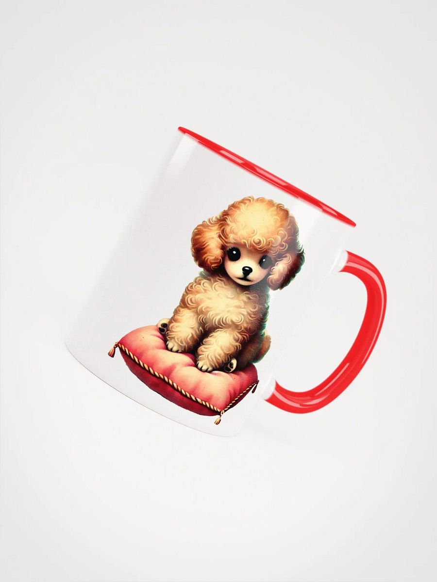Retro Style Poodle Puppy Colorful Ceramic Mug product image (44)