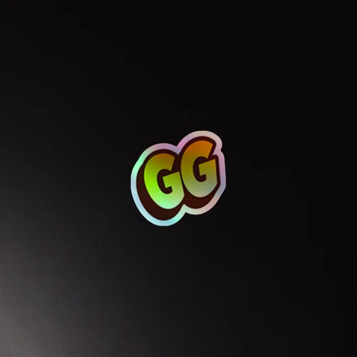 GG Holographic Sticker product image (4)