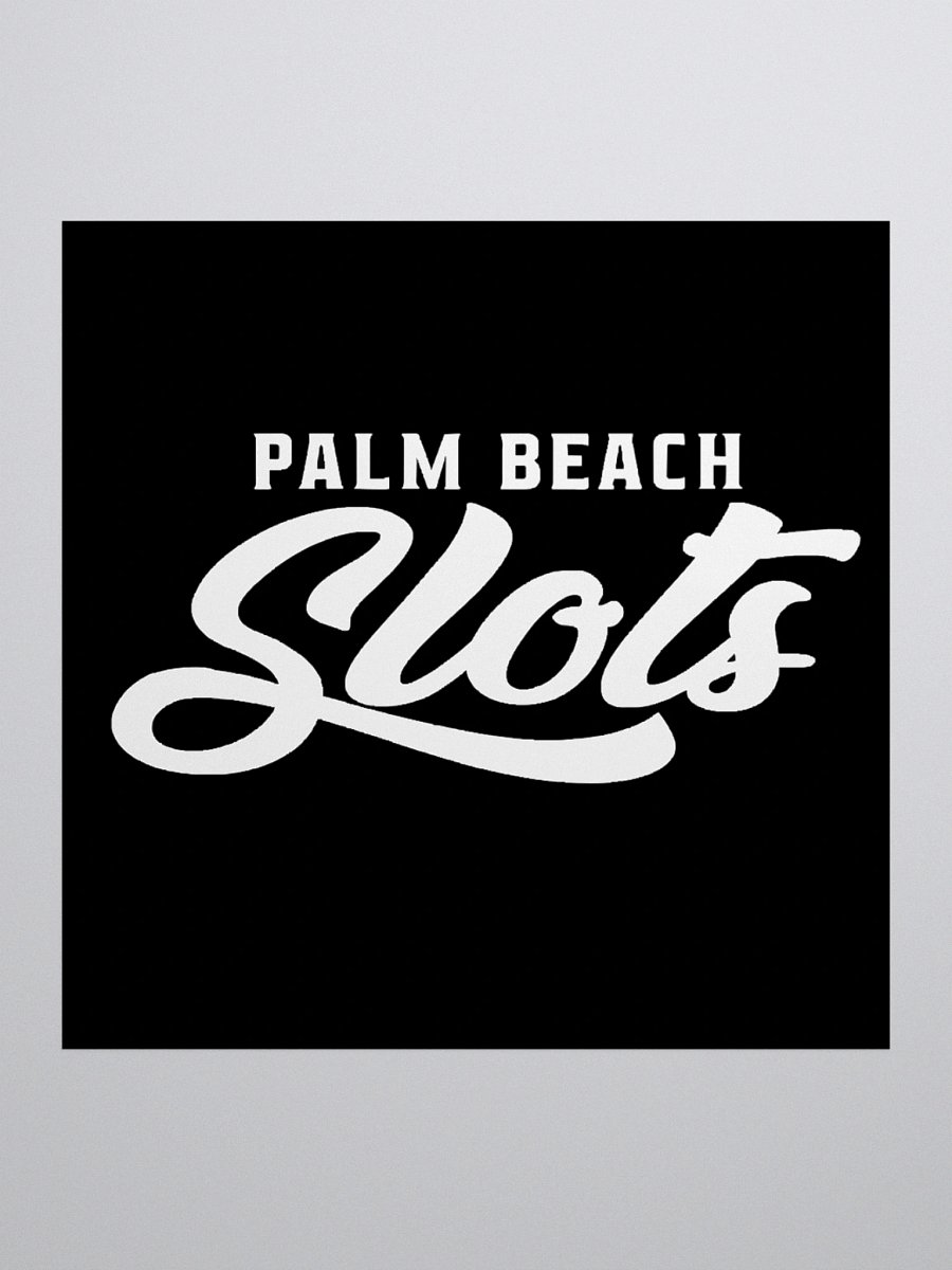 Palm Beach Slots Jackpot Vinyl Sticker product image (2)