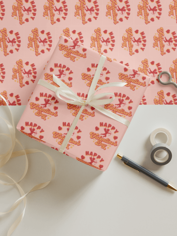 Retro Valentines Wrapping Paper Set of 3 product image (5)