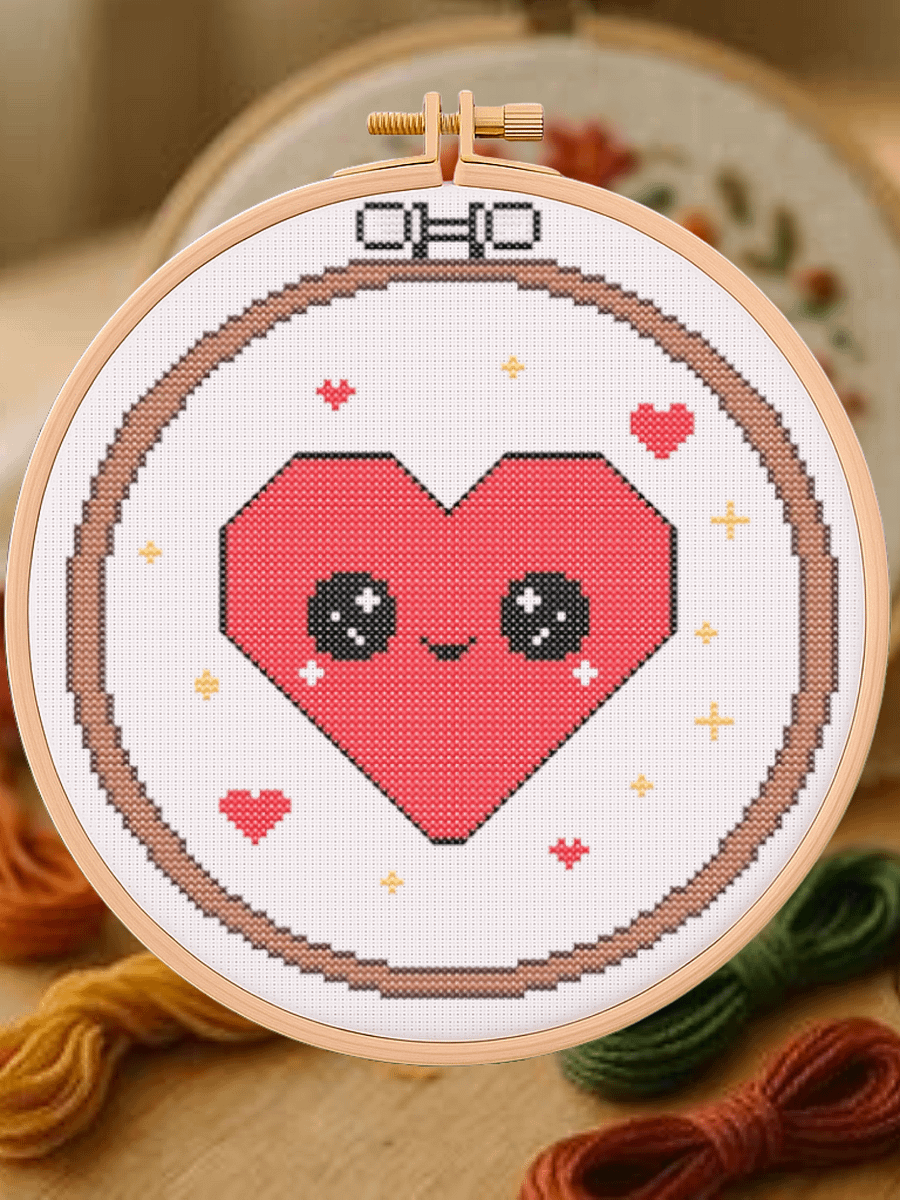 Love In Stitches Cross Stitch Pattern product image (1)