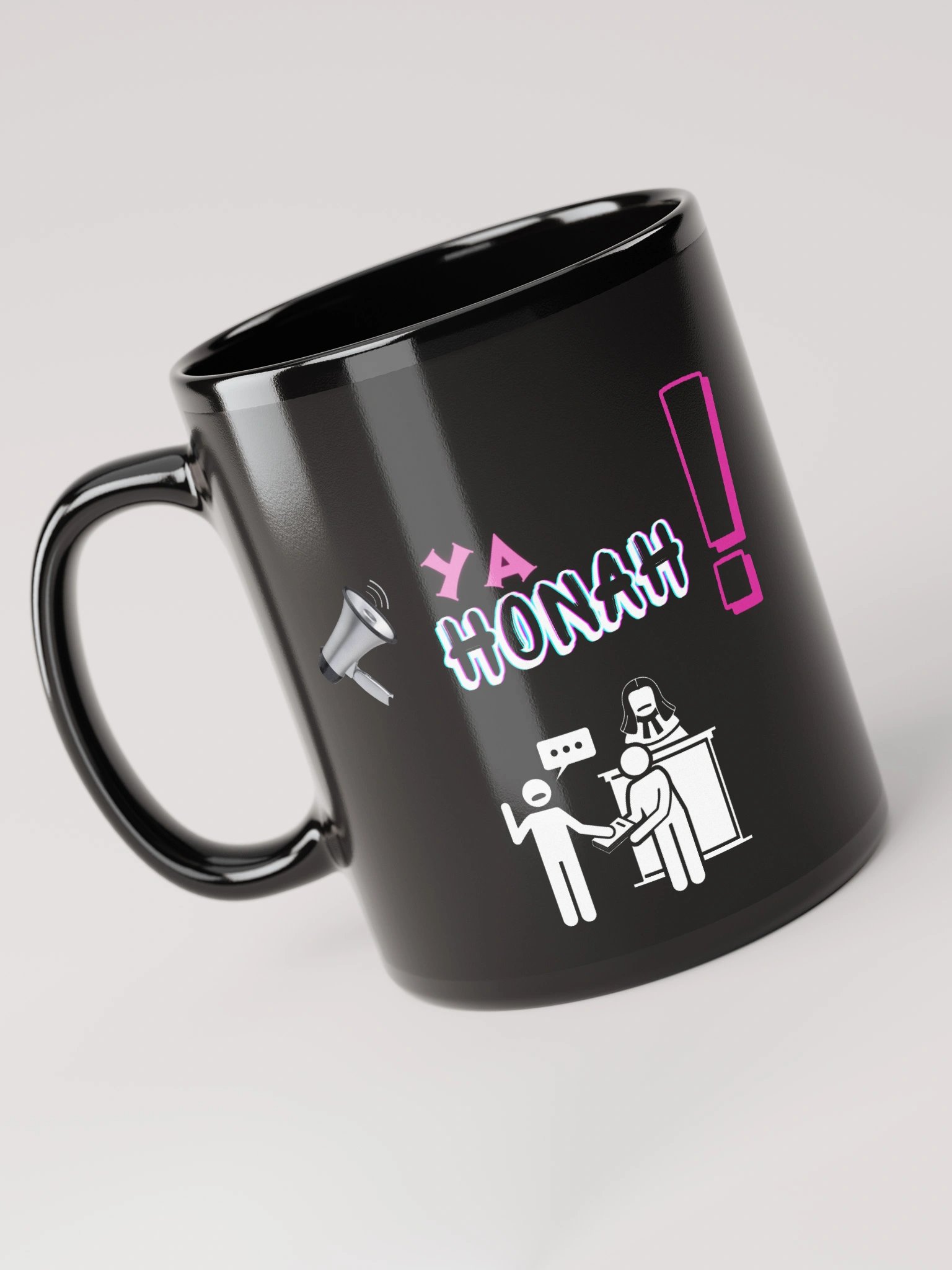 YA HONAH! (YOUR HONOR) BLACK COFFEE MUG product image (5)