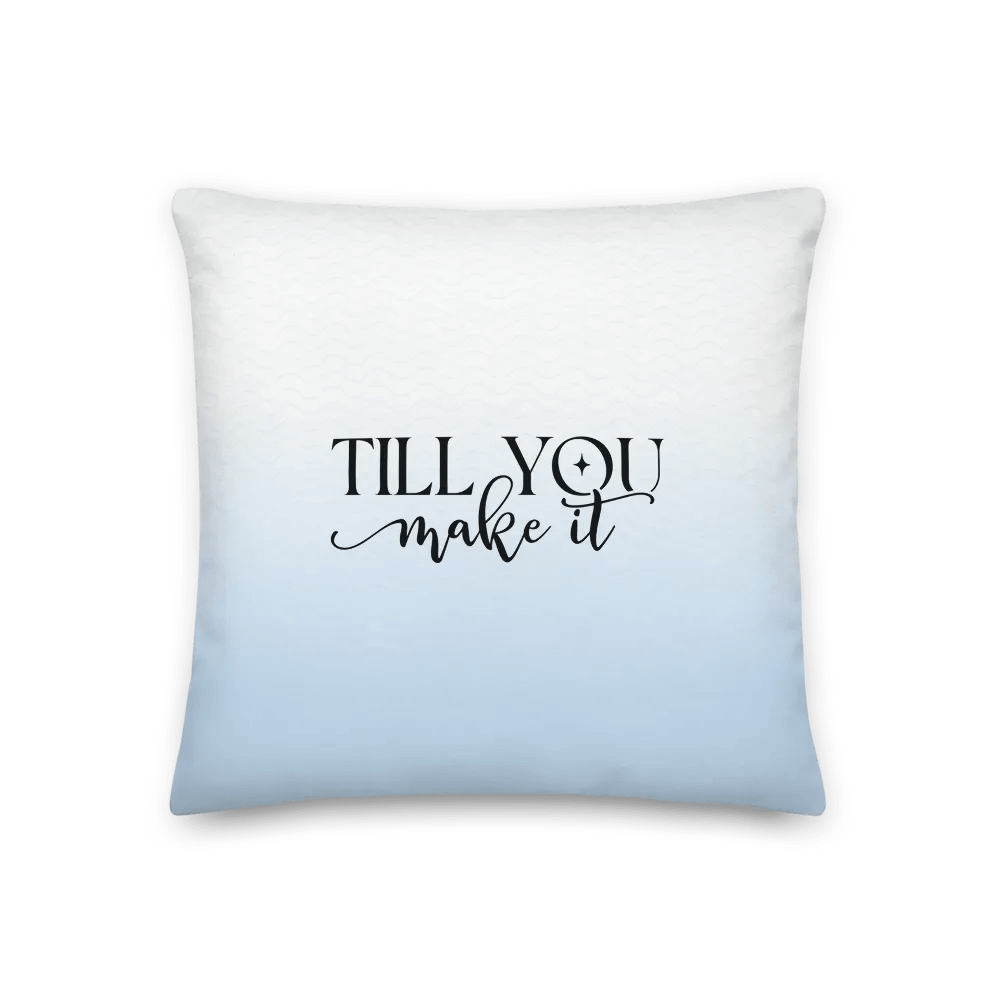 Faith It Till You Make It Pastel Decorative Pillow product image (2)