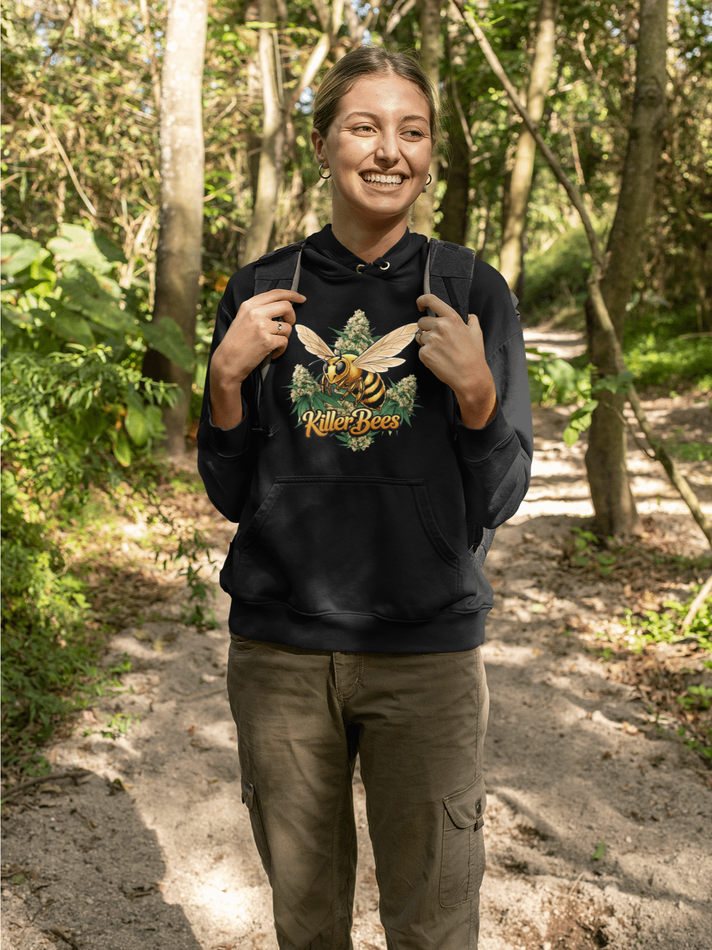 Killer Bees Hoodie | Buzz-Worthy Cannabis Strain Design | Premium Unisex Pullover product image (1)