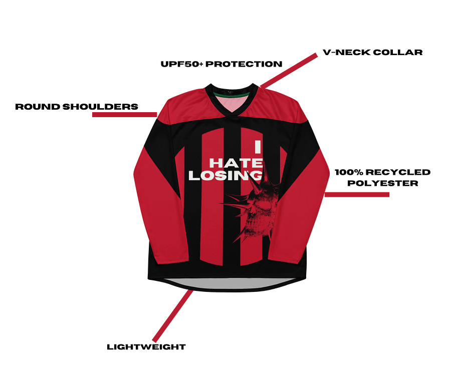 Xblackred Premium Hockey Jersey product image (2)
