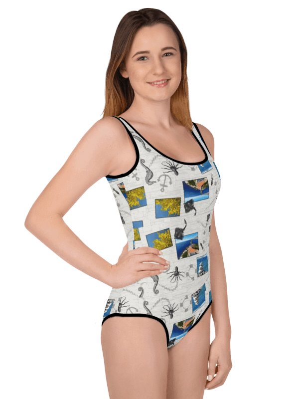 Sea design (photoshop by Dina R.) - Youth Swimsuit product image (3)