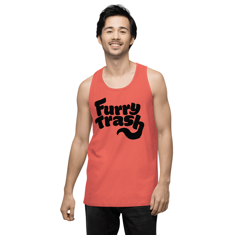 Furry Trash Tank – Bubble Logo (Black Print) product image (16)
