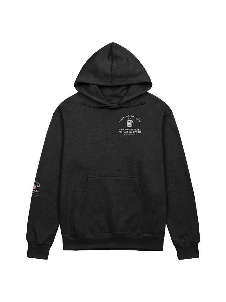 "This Hoodie Saves Me Packing Space" Travel Hoodie – Fun Travel Essential Unisex Midweight Hoodie product image (2)