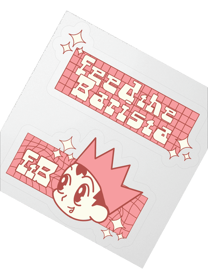 Feed the Barista sticker sheet 3 product image (4)
