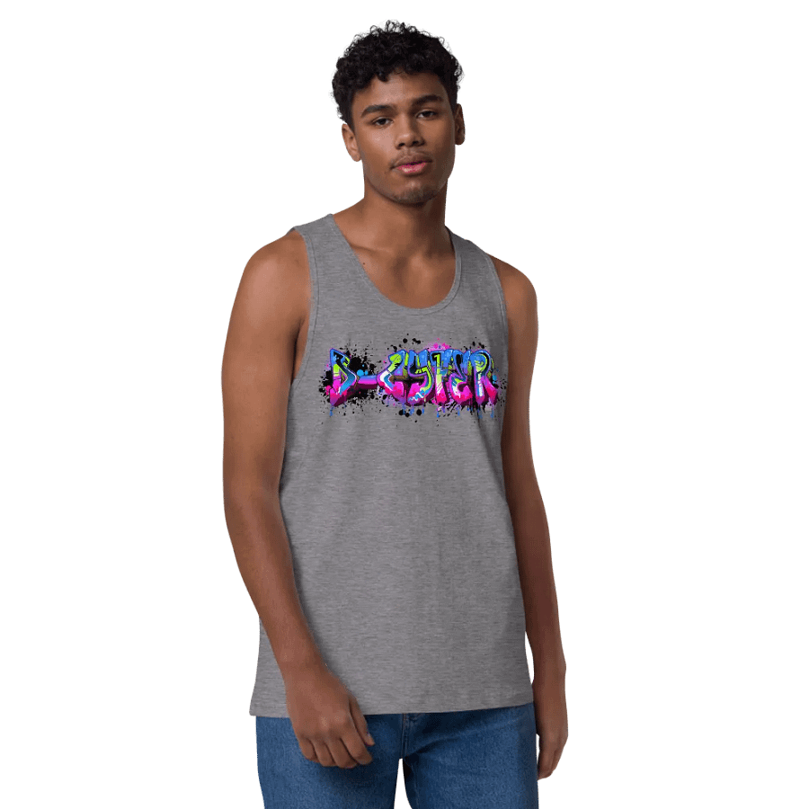 D-cyfer Logo Graffiti Men's Tank Top product image (66)