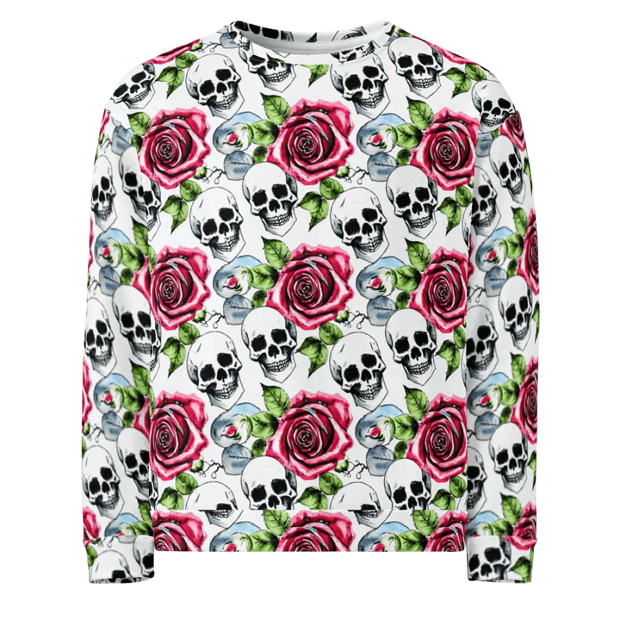 Skull Rose Harmony Recycled Sweatshirt product image (2)