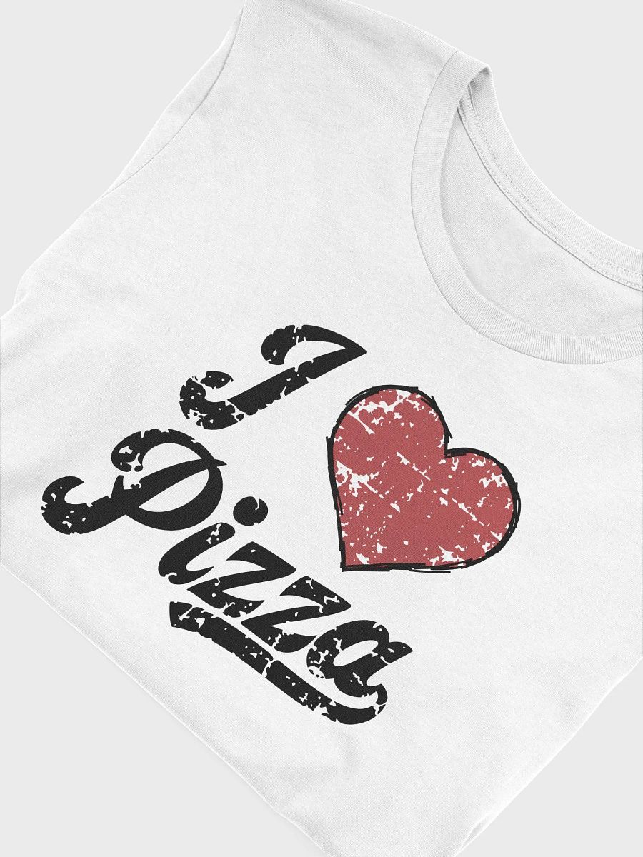 I Love Pizza (White) - Vintage Tee 🍕❤️ product image (3)