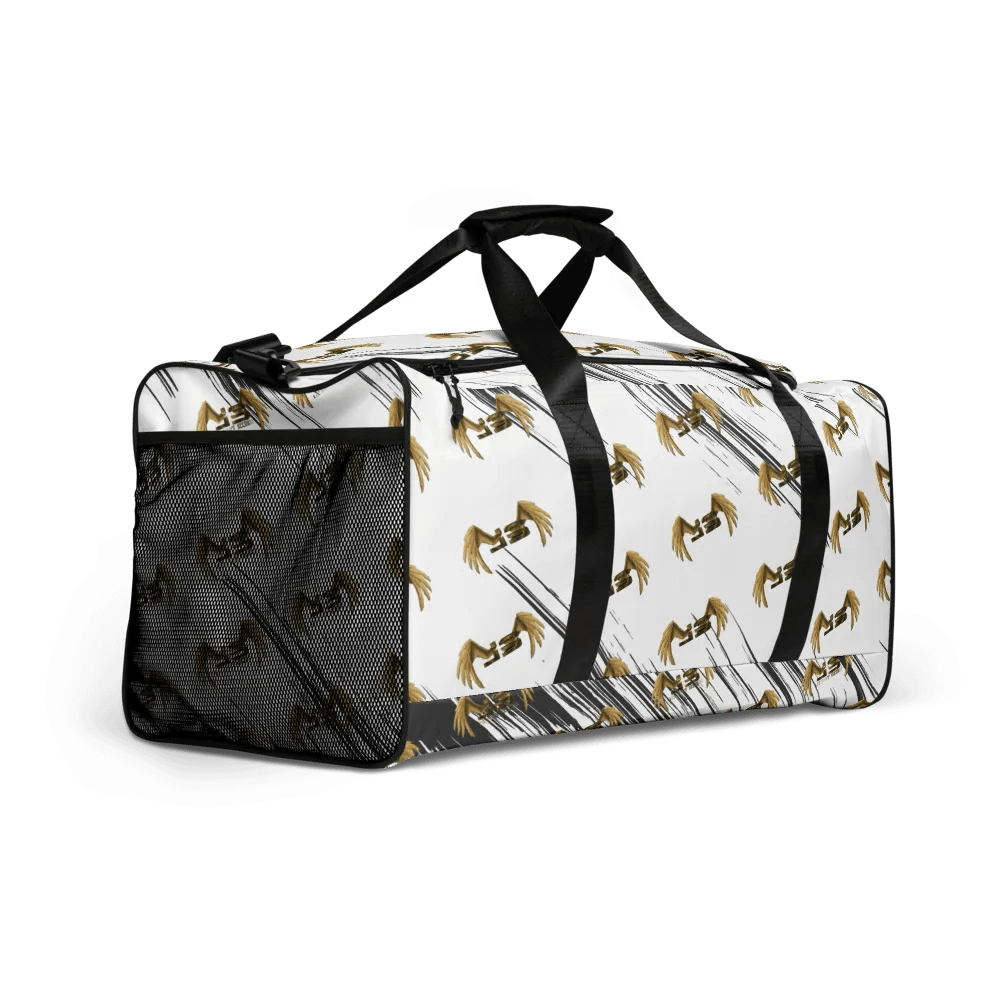 Golden-Winged Mechanical Marvel Duffle Bag product image (12)