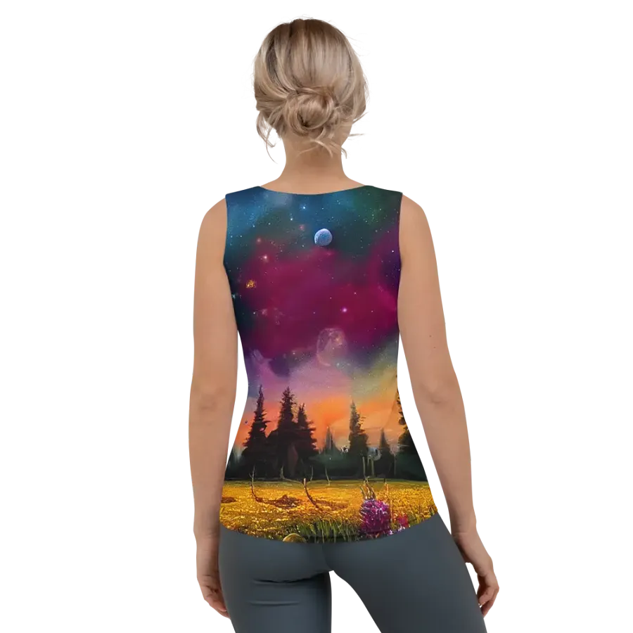 Cosmic Dreams All-Over Print Women's Tank Top product image (2)