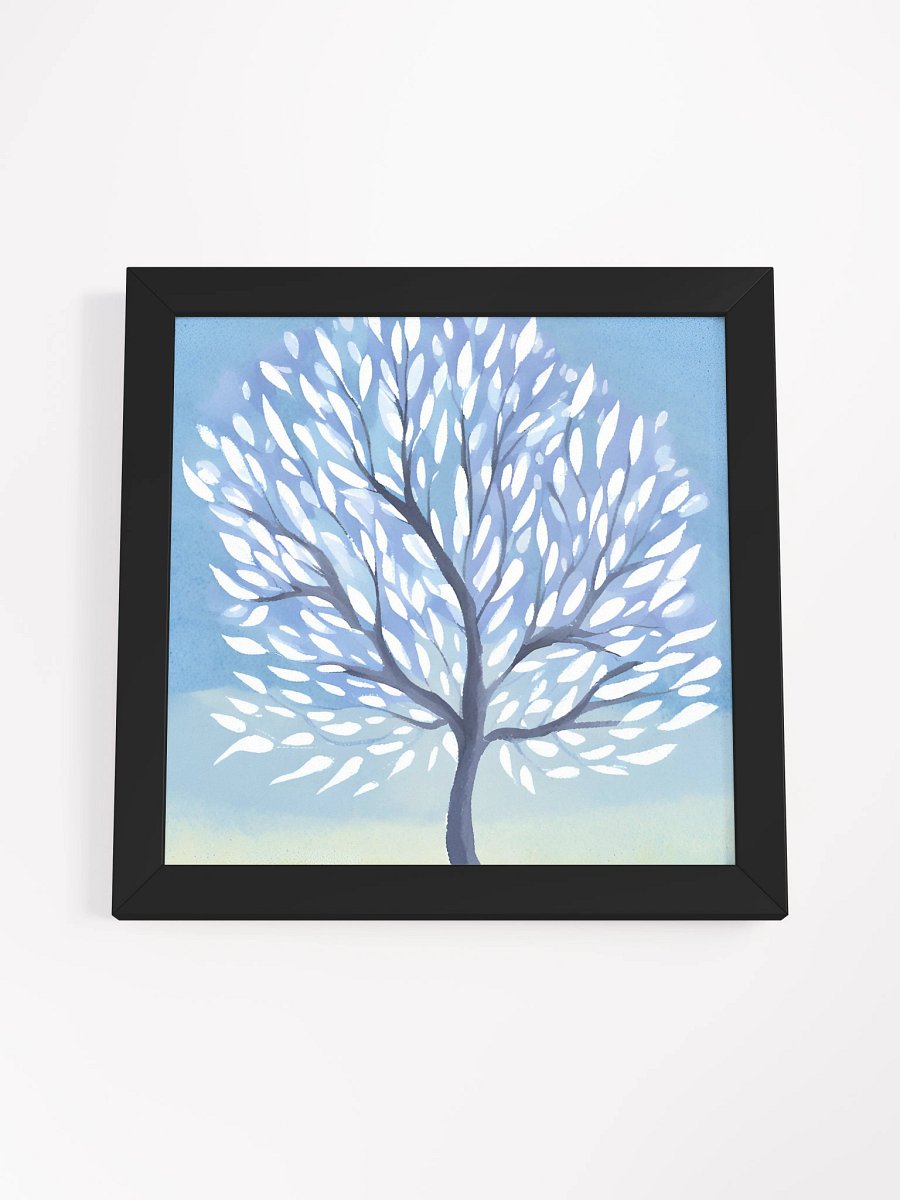 Serene Teardrop Tree Framed Poster product image (17)