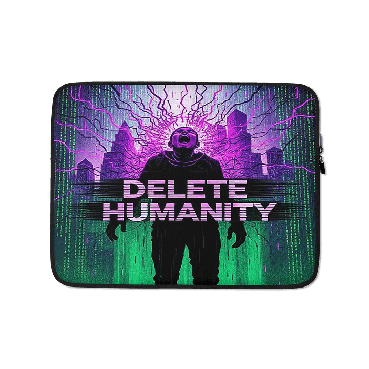 Delete Humanity Laptop Sleeve product image (1)