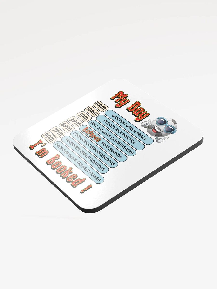 My Day Soccer Ball Daily Play Schedule Coaster product image (4)