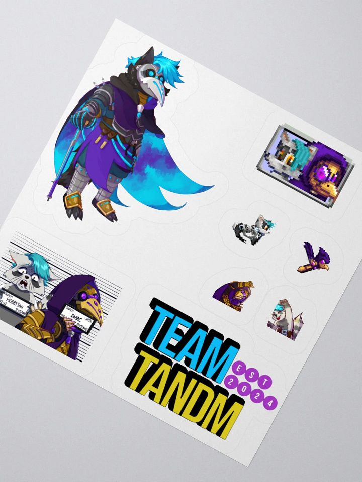 Team TanDM Sticker Sheet product image (5)