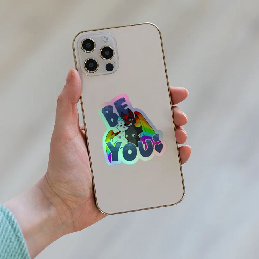 Be You! Pride Holographic Sticker product image (8)