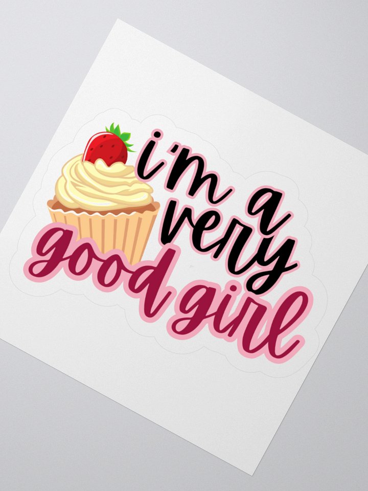 Good Girl Sticker (3″ × 3″) product image (2)