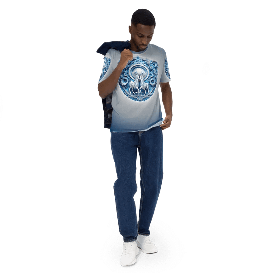 Blue Horse Emblem T shirt product image (5)