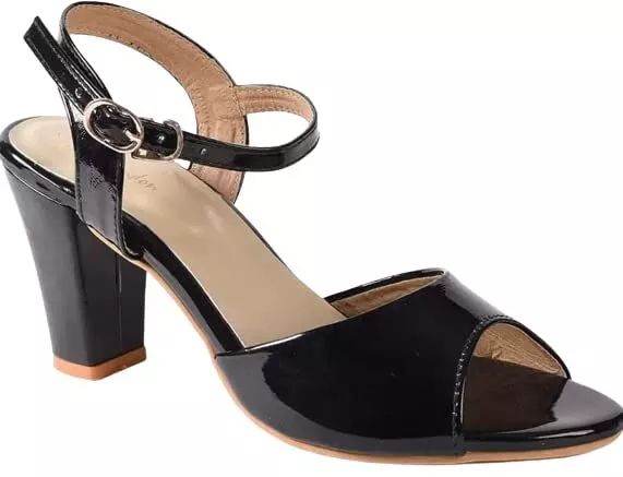 Women Black Block Heels Sandal Fashion Women's & Girls' Fashion Sandal product image (1)