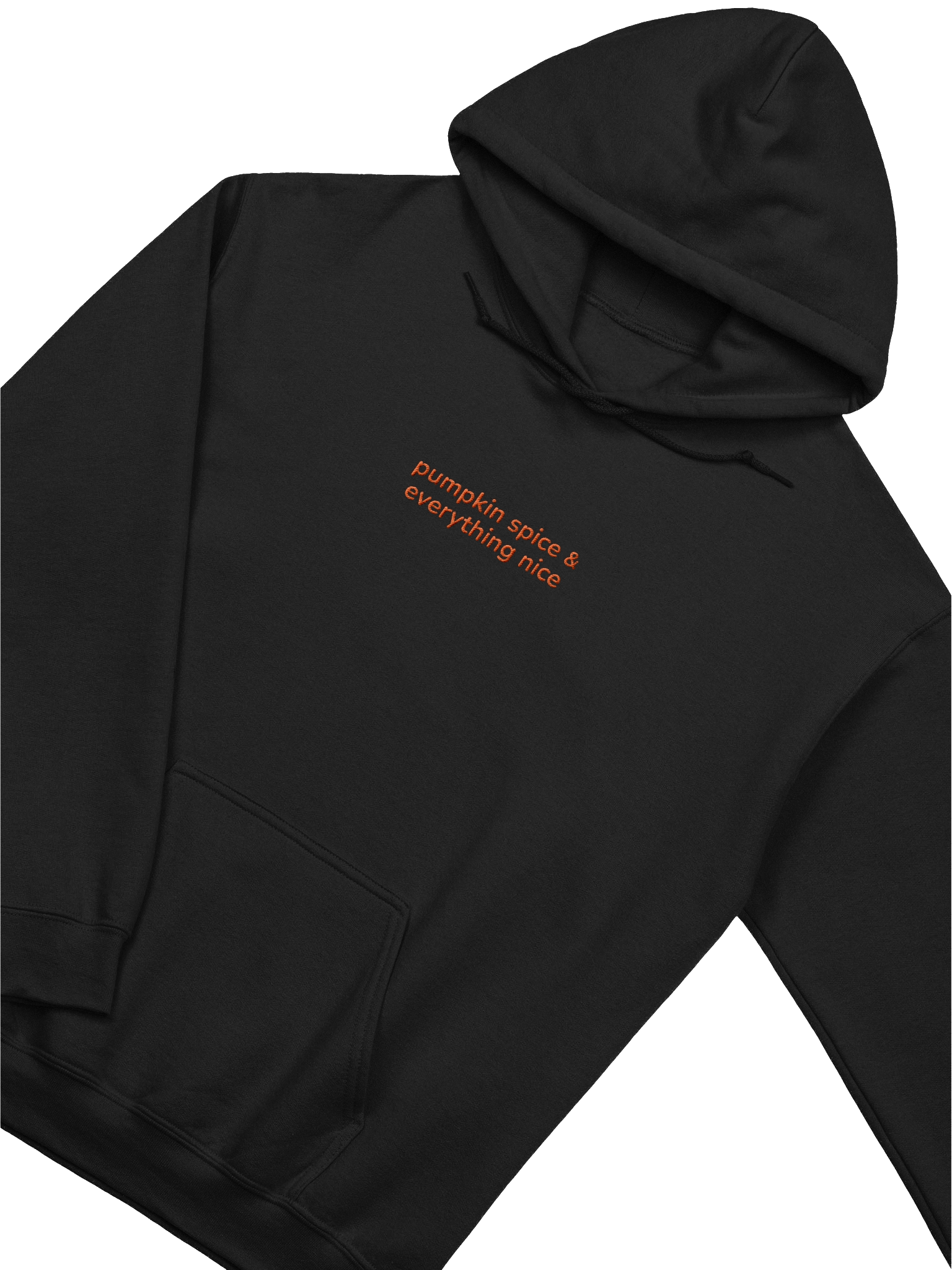 pumpkin spice & everything nice embroidered hoodie product image (30)
