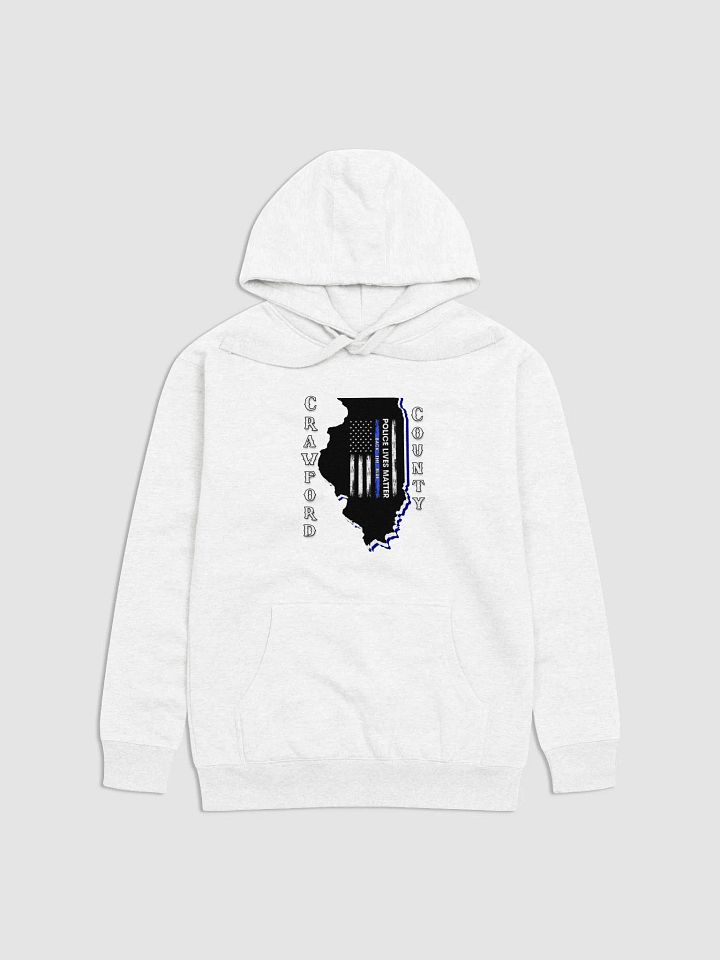 Back the Blue Crawford County, Illinois - Adult Hoodie product image (1)