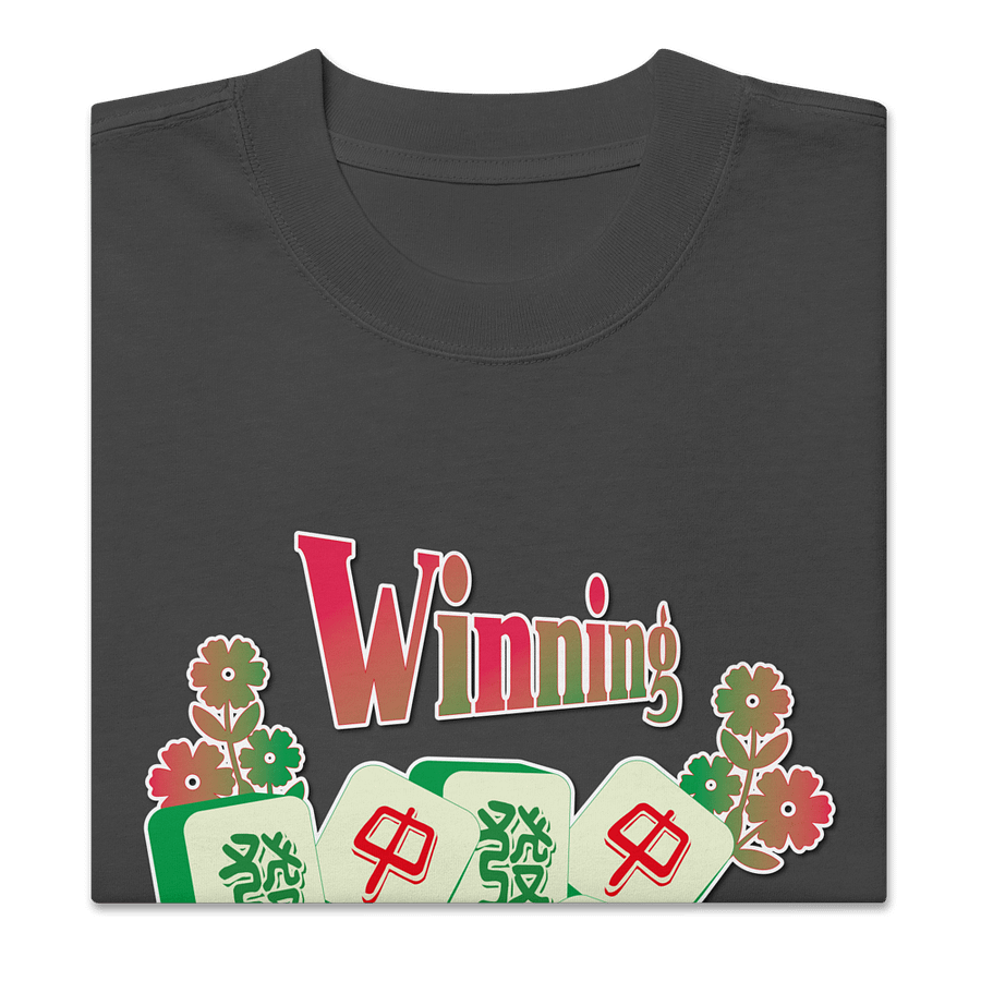 lucky Winning Mahjong Oversized T-Shirt product image (5)