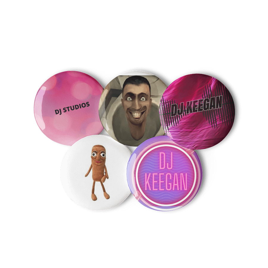 Neon Euphoria Pin Buttons Set product image (3)