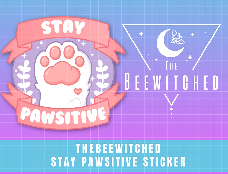 TheBeewitched || Stay Positive || Twitch product image (1)