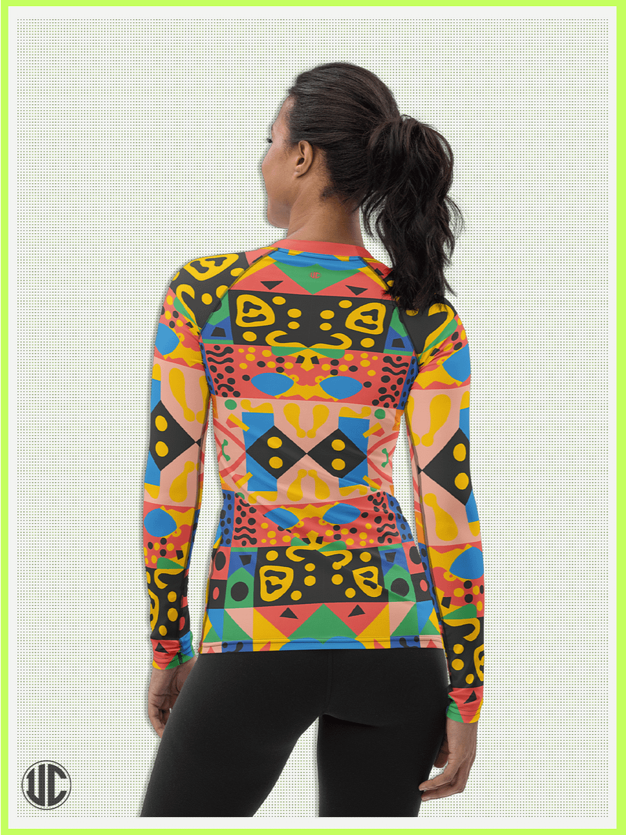 Vivid Memphis Style - Women's Rash Guard product image (2)
