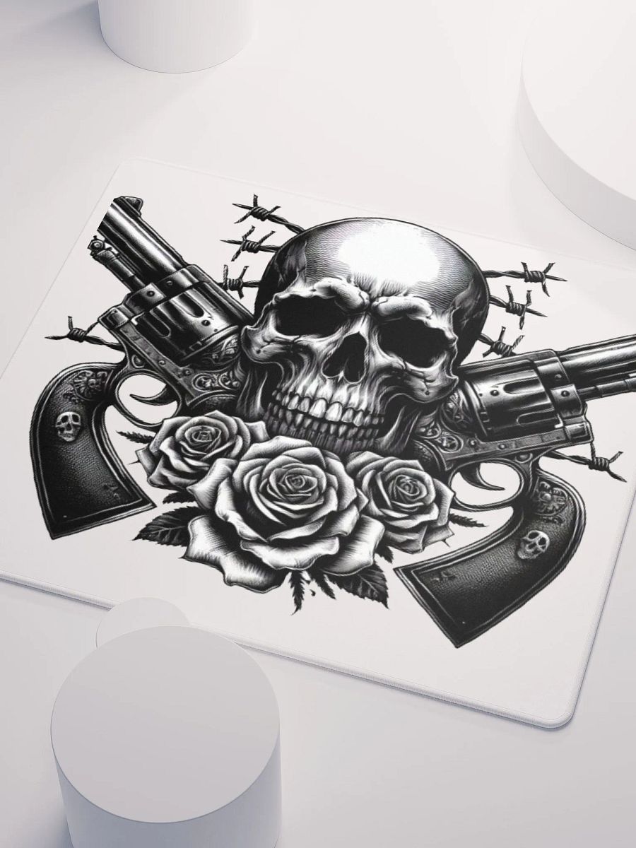 Skull and Roses Gaming Mouse Pad product image (5)