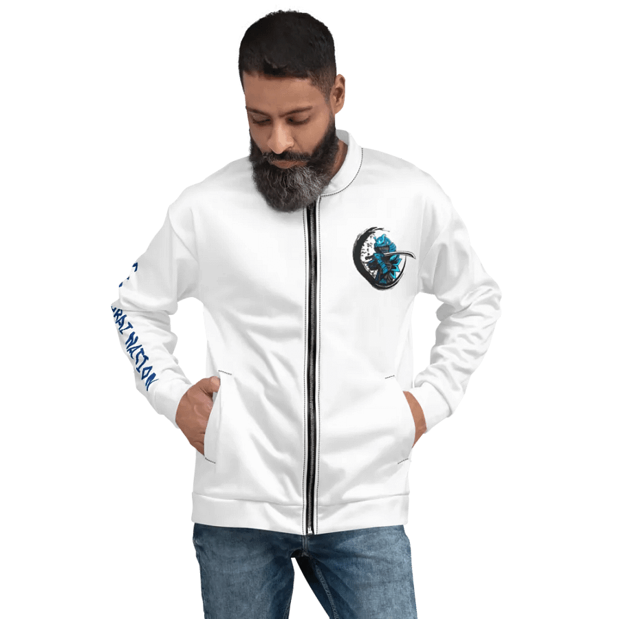 Warrior's Pride All-Over Print Bomber Jacket product image (9)
