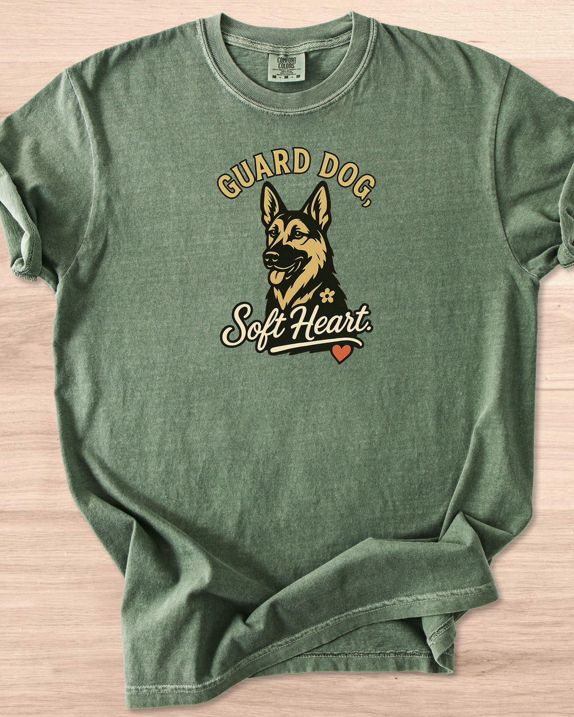 Guard Dog Soft Heart (German Shepherd) Tee product image (67)