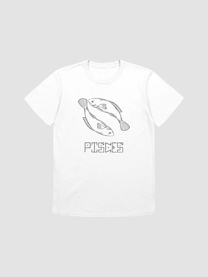 Pisces Zodiac Symbol Unisex Softstyle Tee product image (7)
