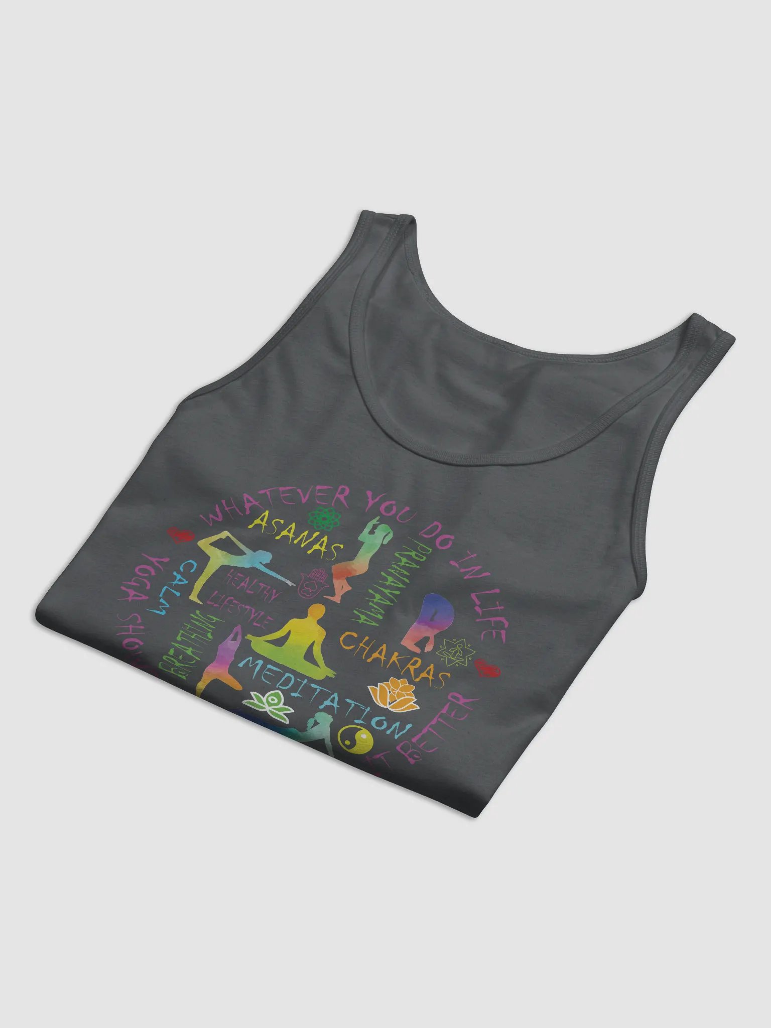 Yoga Meditation Trainer Chakra Asanas Yogi Class Tanktop product image (4)