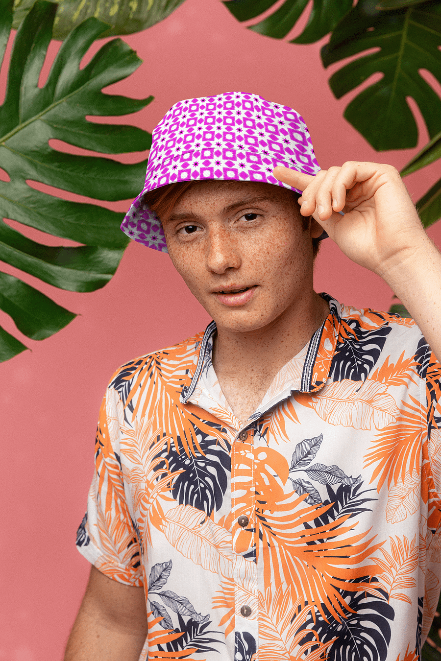 Abstract Bright Fun Design Unisex Bucket Hat product image (2)