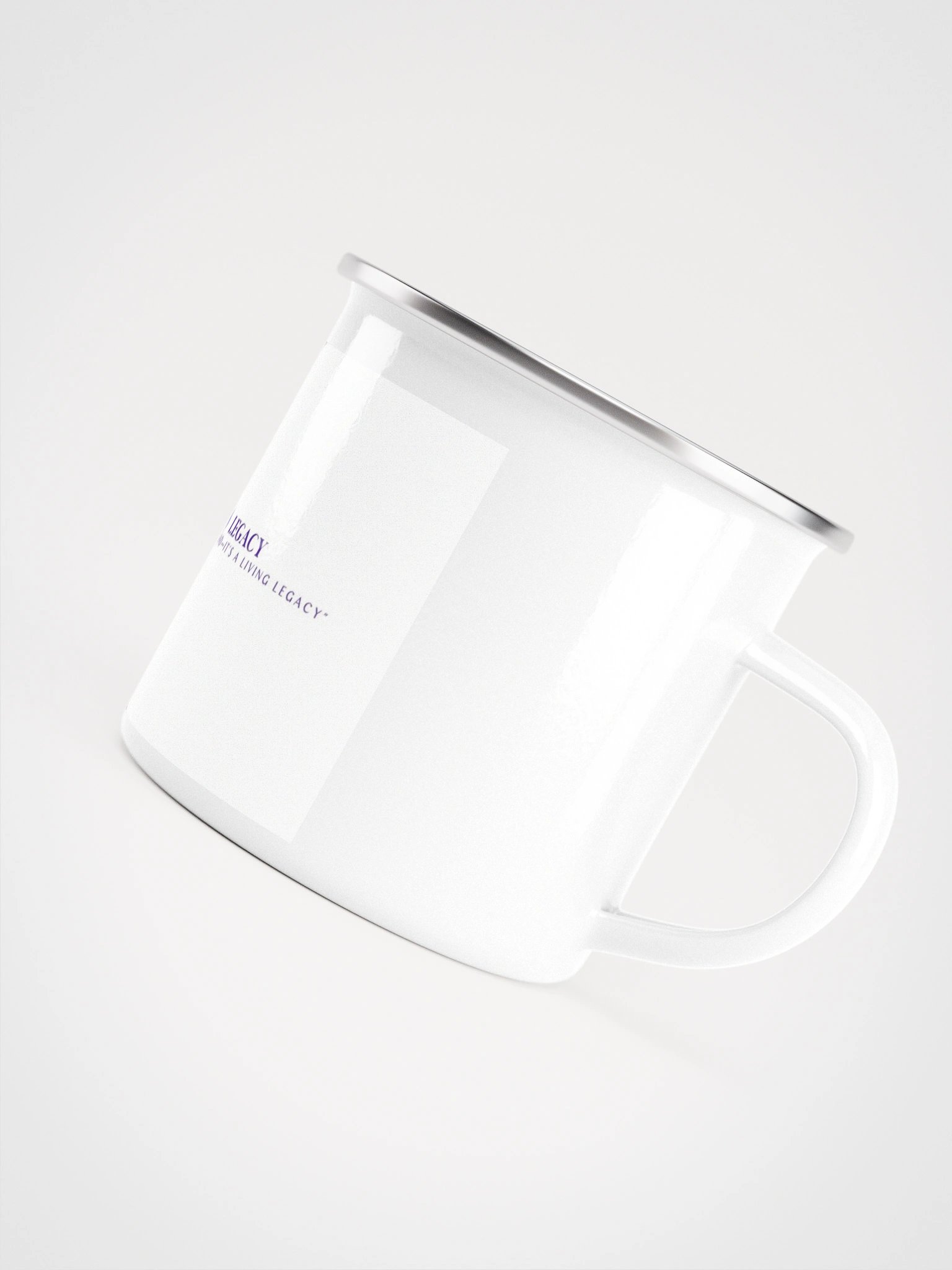 MerLotus Legacy Original Classic Enamel Mug 🌸 Slow and Strong. Rooted and Rising. product image (5)