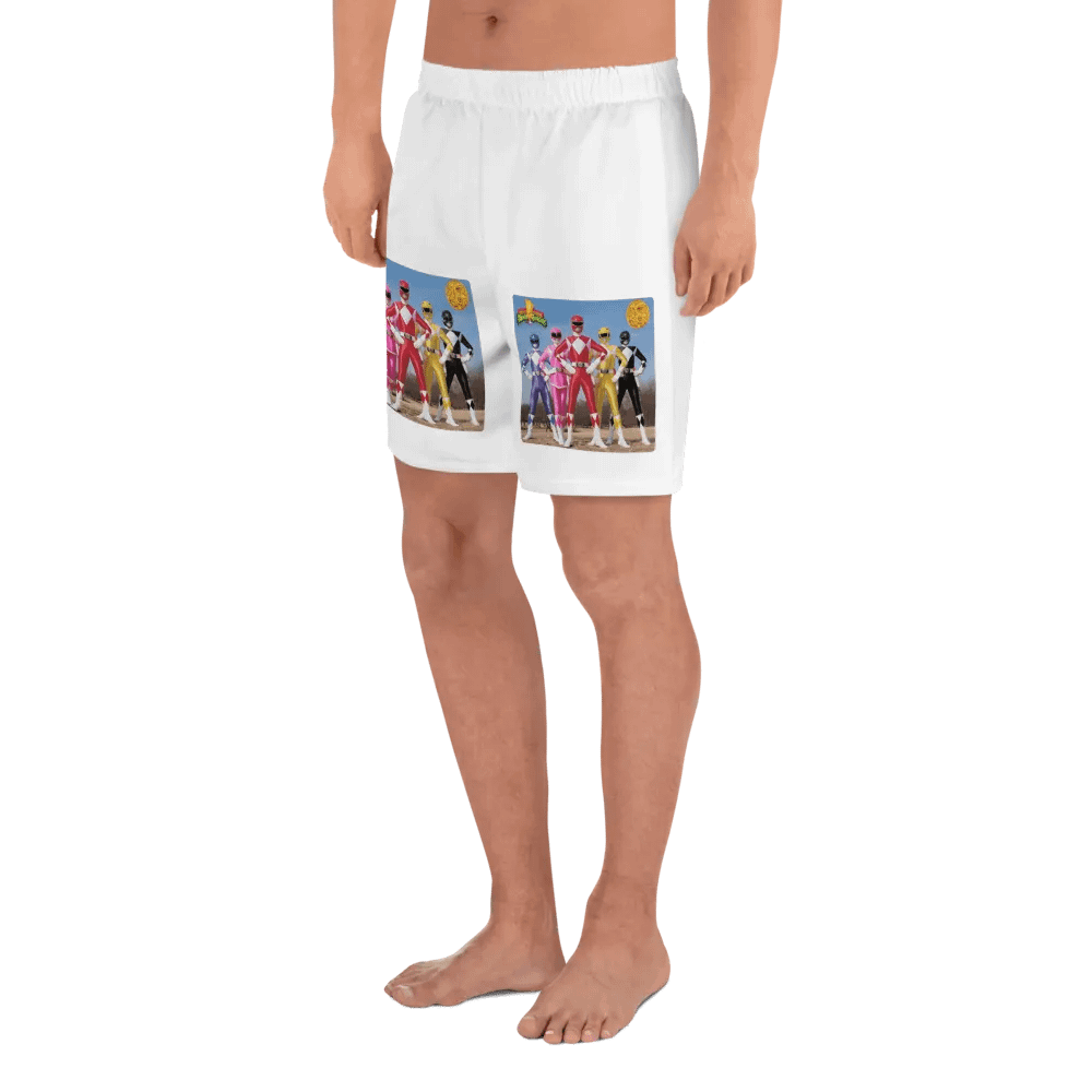 Mighty Morphin Power Rangers All-Over Athletic Shorts product image (4)