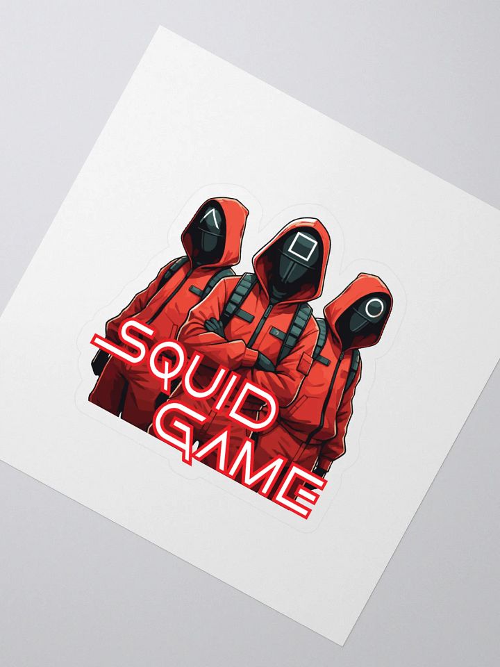 Squid Game Symbols Kiss Cut Stickers product image (2)