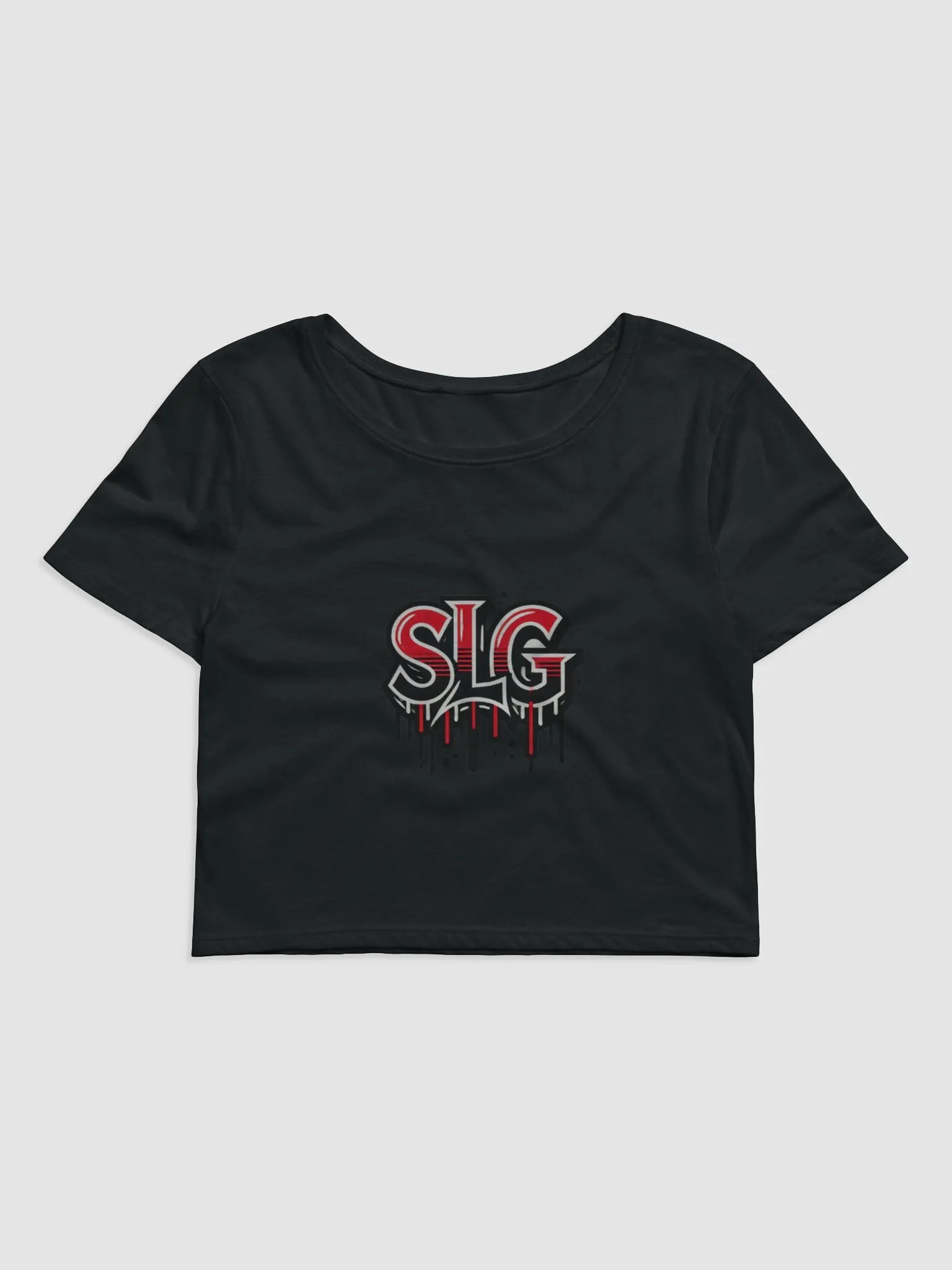 SLG GRAFFITTI STYLE CROP TOP product image (1)