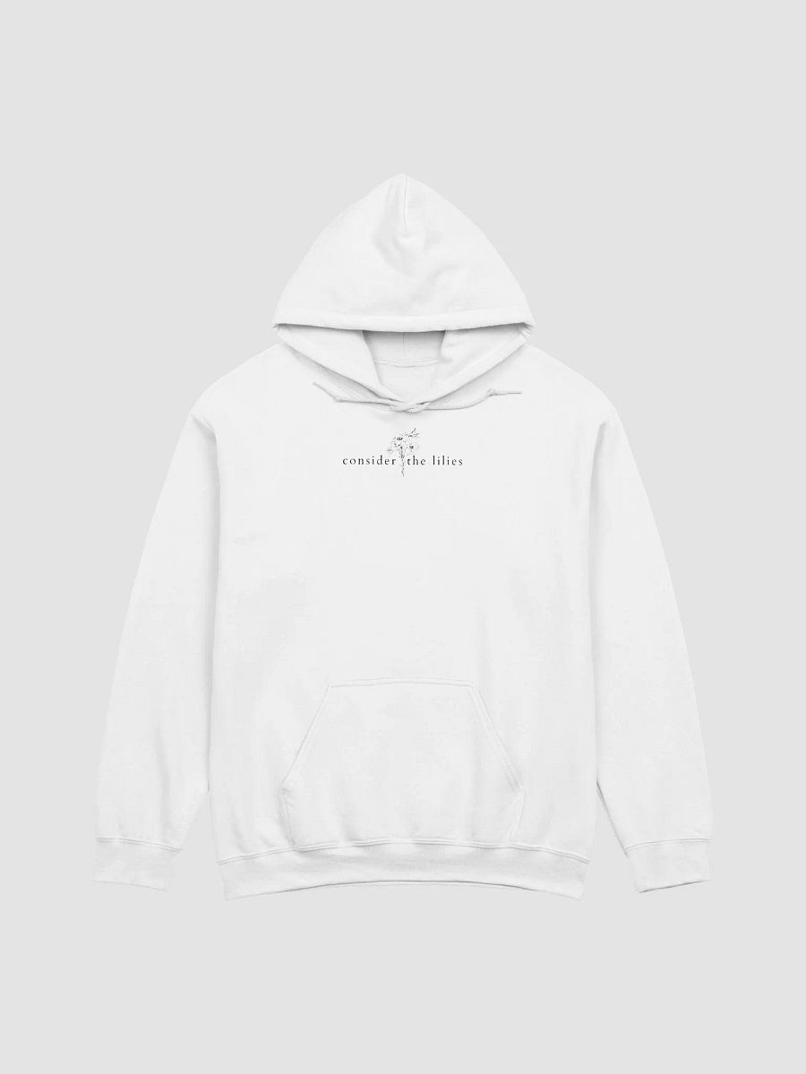 Consider the Lilies Black Print Hoodie product image (1)