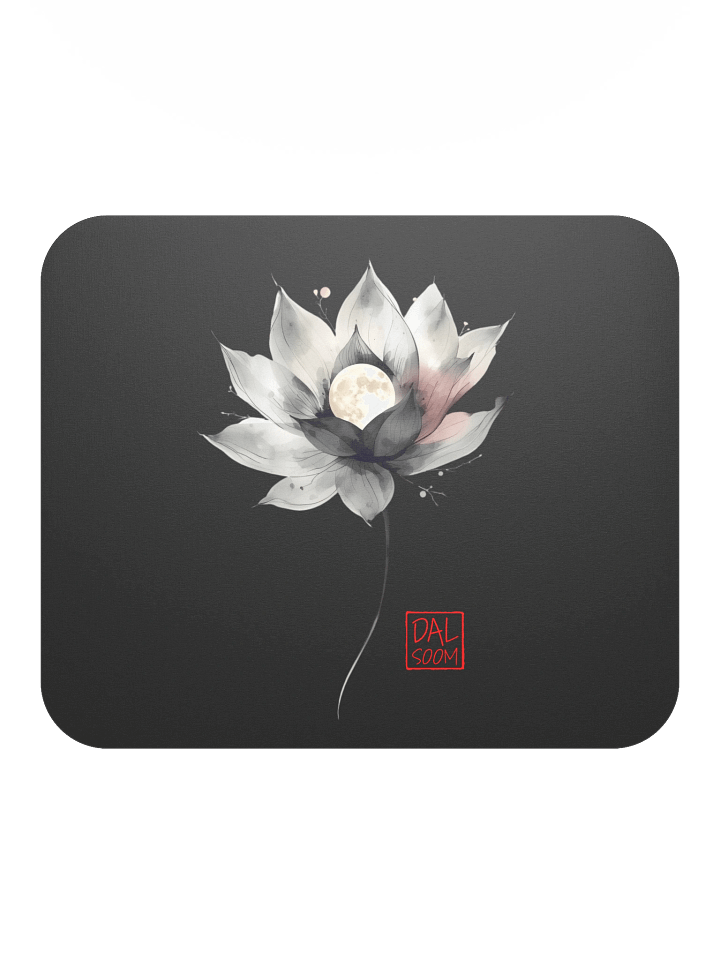 Moonlit Lotus Mouse Pad product image (1)