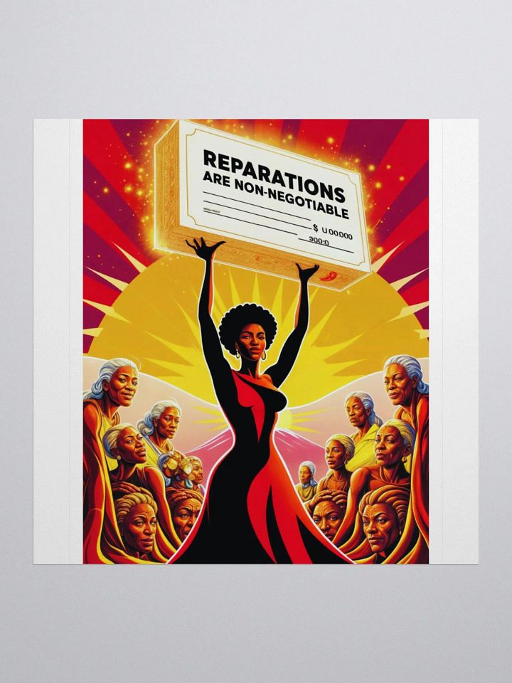 "Cut the Check" Reparations Digital Art product image (1)