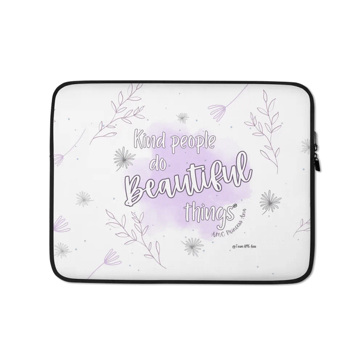 KPDBT - White/Purple Laptop Sleeve product image (1)